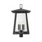 Z-Lite Rainer 6 Light Outdoor Post Mount Fixture, 17.5in. W x 31.5in. H, Black 5015PHXXLR-BK - alternate 2